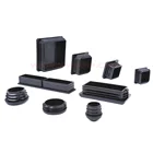 Pipe Cap Pvc Caps 100mm 200mm 300mm Black Pvc Pipe End Cap/Square End Tube Cap
