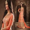 Designer Indian wedding wear with heavy work of diamond and stone work dress material
