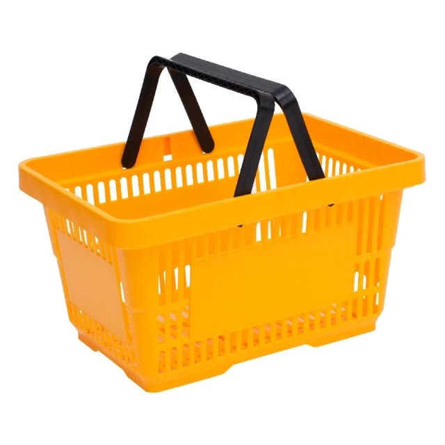 plastic shopping basket export standard g1025 - blue color