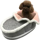 Factory Supply Felt bed Kawaii Dog Cat Nest Cave House Pet nest