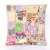 High Quality Square Shape 16" X 16" Cotton Patch Work Cushion Cover