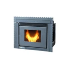 Indoor Marble Fireplace 9KW Marble Insert Pellet Stove Pellet Fireplace Insert