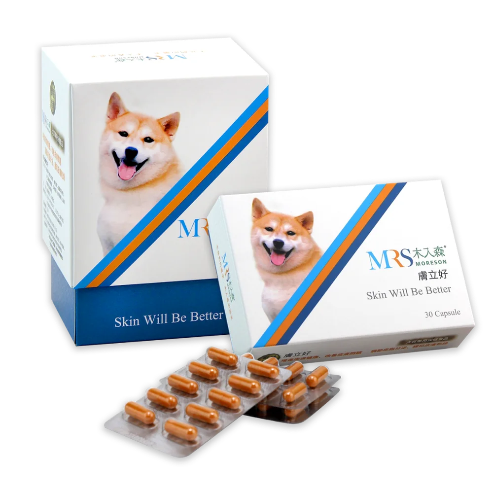 الحكة الإغاثة حساسة الجلد الرعاية الصحية المنتج ل الكلب 30 كبسولات + 60 كبسولات