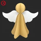 Table Decor Wedding New Design Table Decor Craft Paper Angel 30CM