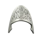 Silver plated metal stamped coin stand display