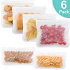Bag Bags Food Biodegradable Bag Reusable Sandwich Bag Freezer Bag PEVA Snack Storage Bags With Ziplock