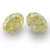 2.58 Carat Fancy Light Yellow Loose Diamond Natural Color Oval Shape Pair GIA- Accept paypal