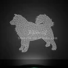 Rhinestone Iron On Transfer "Bernese Mountain Dog" Breed Crystal Bling Design