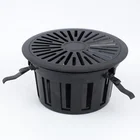Hvac volume adjustable Plastic Round Floor Supply Grille