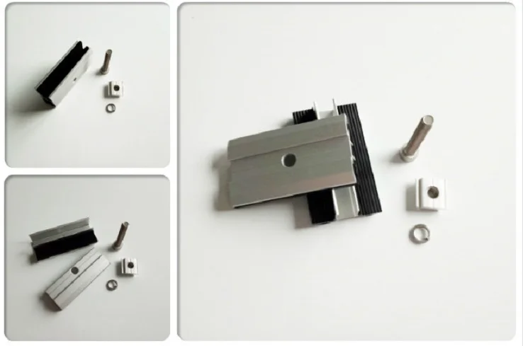 Frameless Solar Panel Mounting Clamp Detail_04 Frameless Solar Panel Mounting Clamp Detail_04