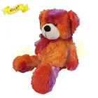 Top Hit Rates Product Best Selling Custom Softtoys Tie-dye Bear Red In Stock Peluche Toy Plush Doll For Kids