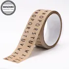 Custom Printed Adhesive Kraft Paper Tape Carton Sealing Packing Tape