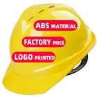 Factory Direct High Quality Crash Construction ABS engineering plastic Porous v-style yellow safety helmet hard hat