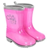 Top Quality Silver Pink Waterproof Wellies Shoes with Anti Slip Outsole Children Wellington Reflective Neon Rain Boots for Girls