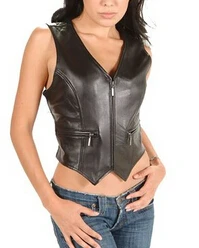 Women'S Sexy Leather Vest 81