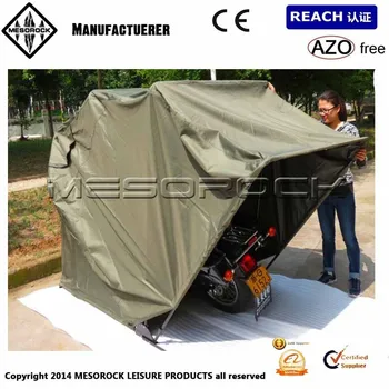 Motorcycle Shelter Storage Tent Outdoor Bike Cover ...