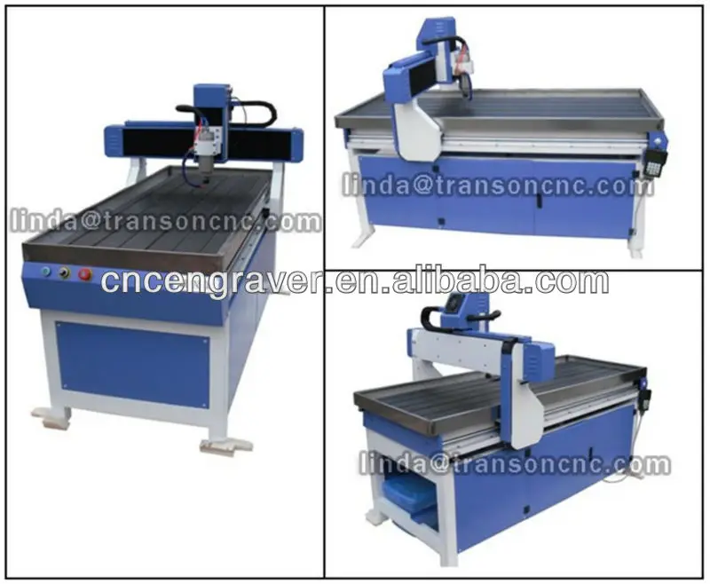 4 Axis Wood Carving Machine With Rotary Device CNC Router