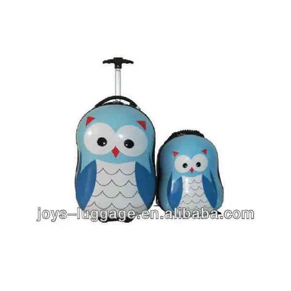 owl suitcase set