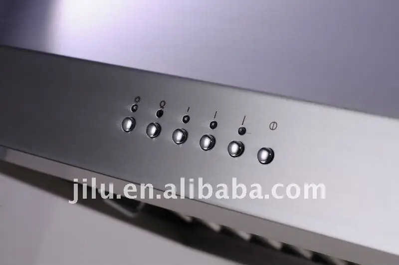 Exhaust Fan Home Kitchen Range Hood Stainless Steel 48" Electric Household Wall Mounted Free Spare Parts 2 Years Two Motor 110 manufacture