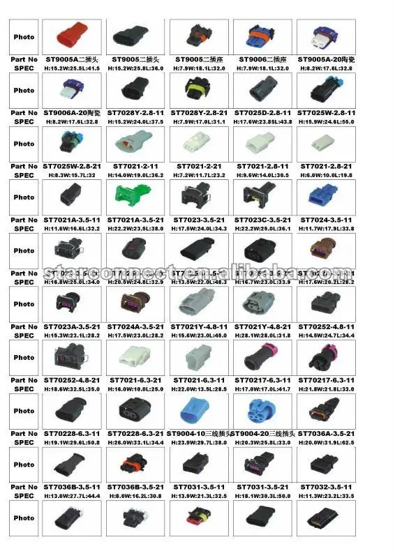 Auto Electrical Wire Connectors and Crimp Terminal