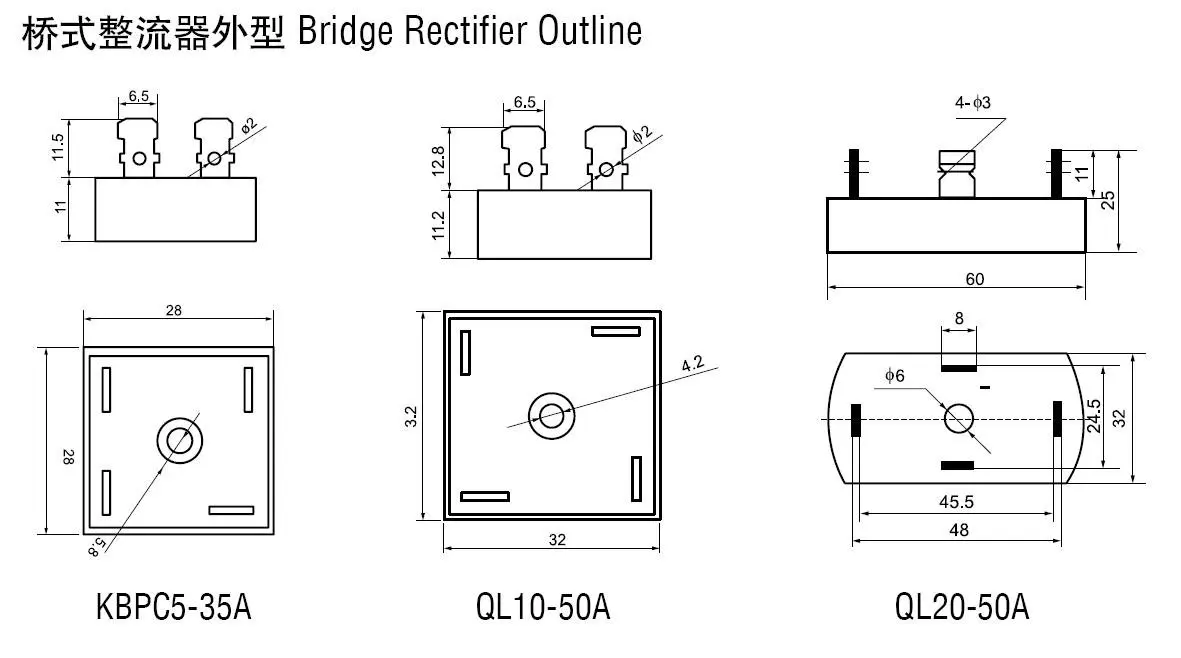 Ruichi ql50 10 схема подключения Rohs Compliant 1 Kv,35 A,Module,1.2 V,4 Pins Cầu Loại Diode - Buy Cầu Loại Diode