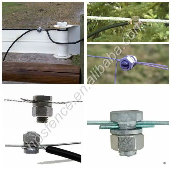 (china Manufacture)hot Sale Aluminum Casted Electric Fence Wire Split