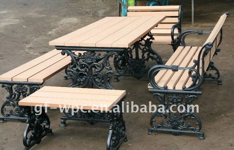 Outdoor Park Composite Plastic Wood Chair Wpc Garden Bench Slats Buy