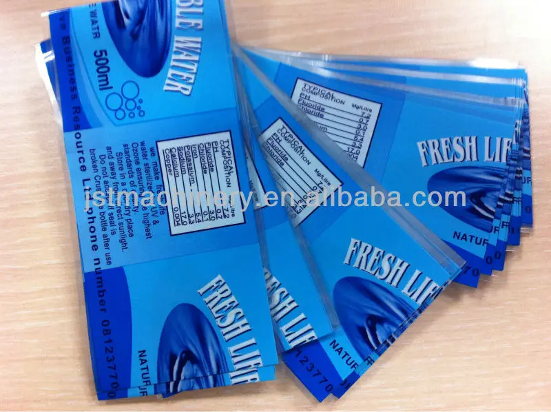 Beverage Bottle PVC Shrink Wrap Label