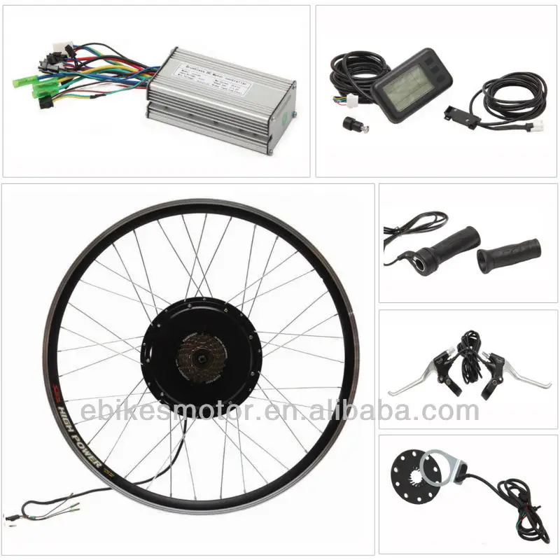 Bldc Hub Motor Wheel/motor Electric Bicycle Kit 1000w/electric Motor
