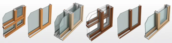 FM90 series aluminum wood french casement window photo.jpg