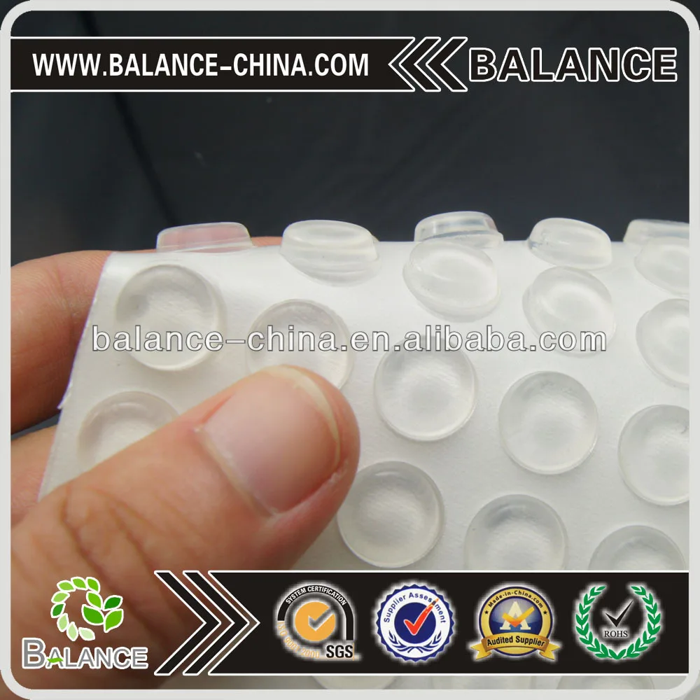 Round Sticky Silicone Rubber Dots Pad Buy Sticky Silicone Rubber Pads