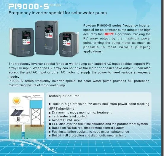 4kw 5hp Solar Water Pump Inverter/dry Battery For Inverters/ Vfd Buy