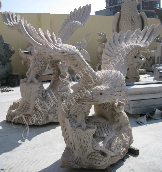 Handcarved Granite Stone Eagle Animal Carvings Buy Animal Carvings