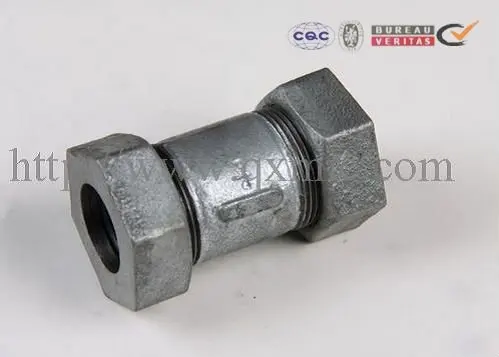 hebei QIAO 6" DIN GI malleable iron pipe pipe fitting plumbing ICC