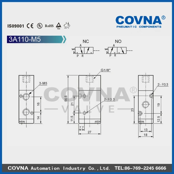 MVSC air solenoid valve 12v 24v 110v 220v