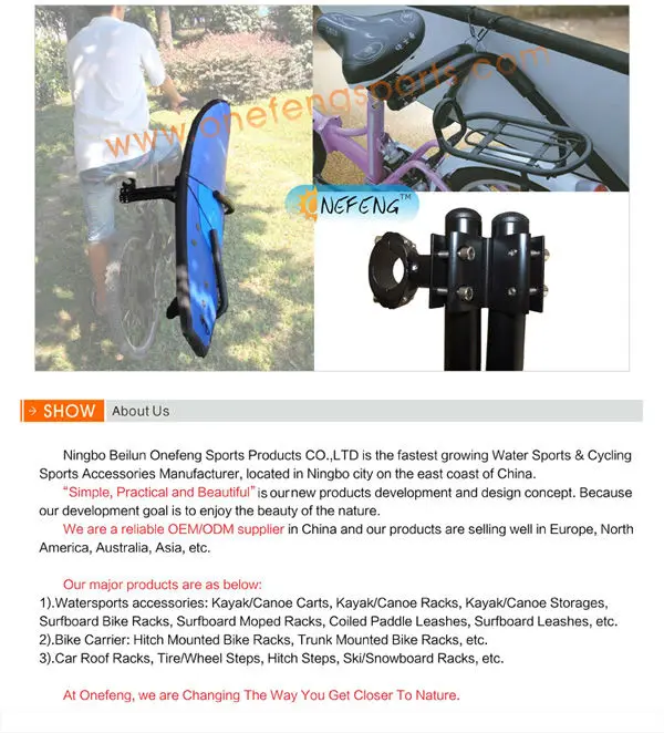 Ssguopte Rack de vélos à Planche de Surf, Porte-Panneaux à vélo