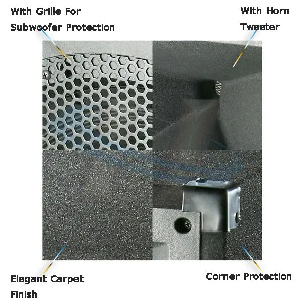 Dual 12" Speaker Box Carpet Buy Speaker Box Carpet,2*12" Speaker