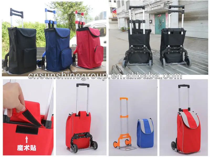 smallest folding luggage cart