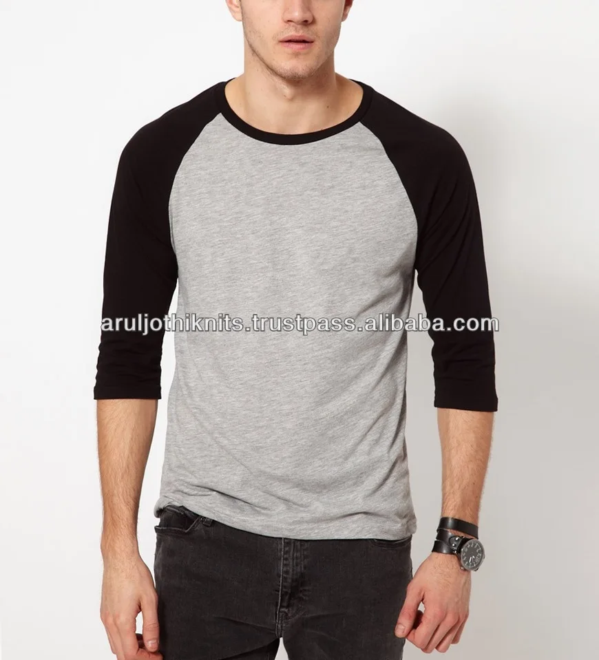 Camisetas tres cuartos para hombre Clearance
