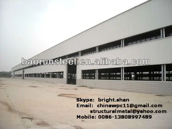 Excellent Quality Multipurpose Economical prefabricated light steelstructure warehouse