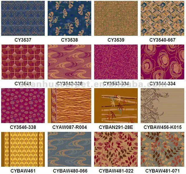 100% Nylon Impreso De Pared A Pared Alfombra Para Sala De Banquetes