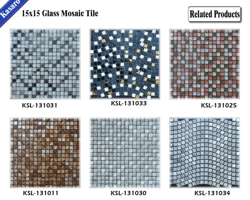 15x15 Glass Mosaic