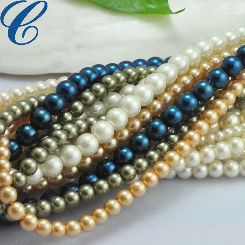 Strand Beads Fake Pearls