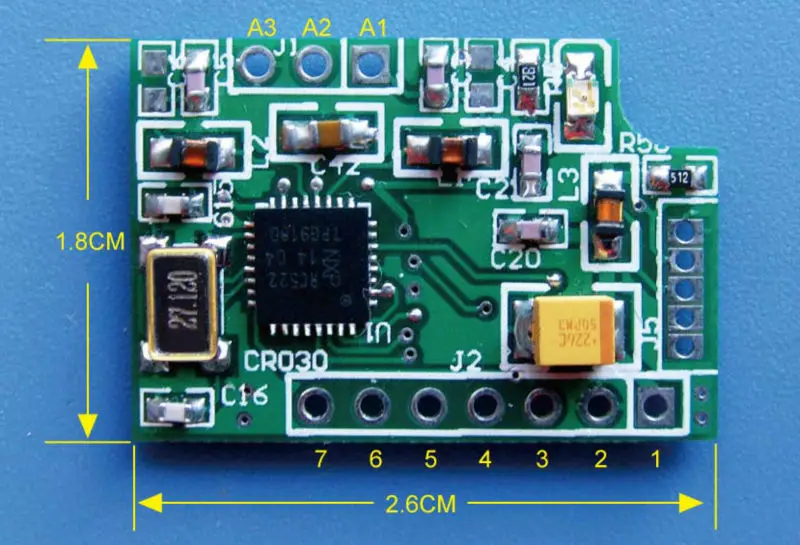 CR0301 13.56M NFC reader module Ntag203/Ntag213/Ntag215/Ntag216 Sle66R01P - ANKUX.COM