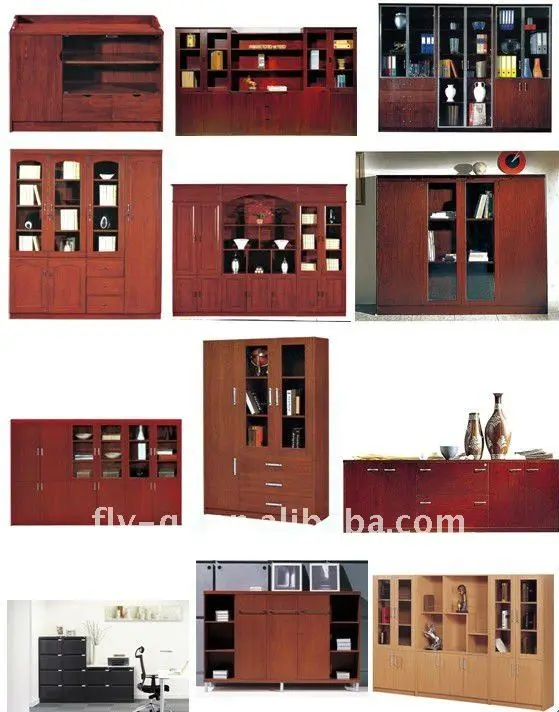 Multifunctional Filing Cabinet Wooden Wall File Cabinet Office