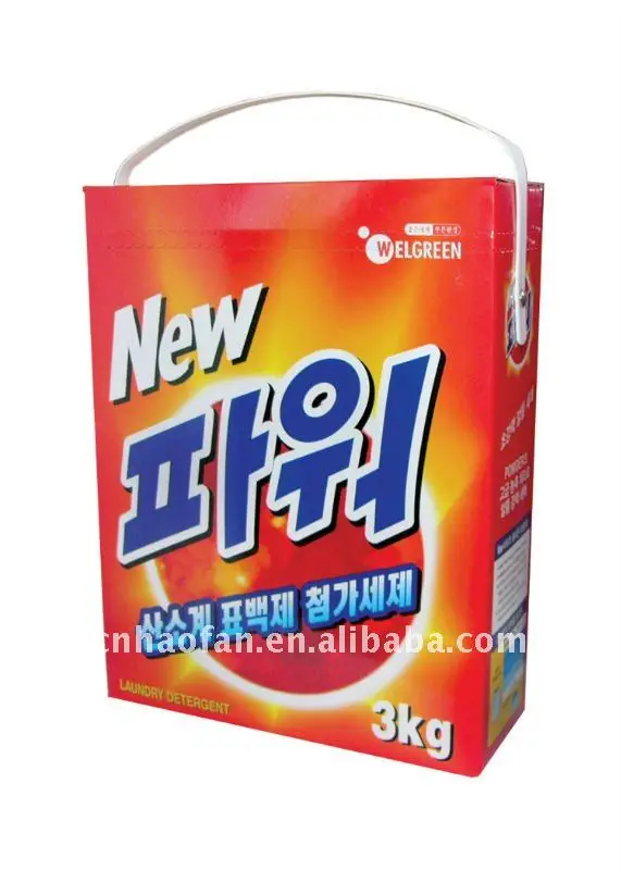 washing powder box