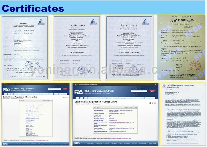surgical paper tape non woven material CE FDA certificated manufacturer