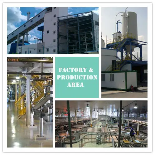 model factory and production area