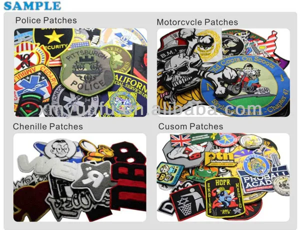These Colors Don't Run Blue Line US Flag Embroidery Patches Badges