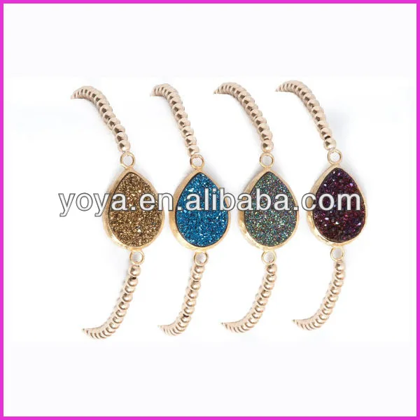  Hot Sale Small Beaded Druzy Bracelet.jpg